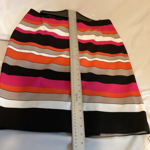 Vintage, Not Vanilla Kasper – Size 10 – Bold Striped Sleeveless Top & Skirt - Picture 4 of 11